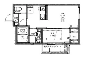 KEIAI RESIDENCE 北越谷IV【2階】の間取り