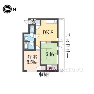 レスターテ2【3階】の間取り