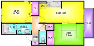 RIHITO八尾C棟【1階】の間取り