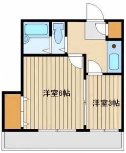 サンライズ貫井【2階】の間取り