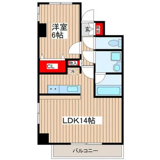 raffine,S【2階】の間取り