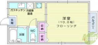 パルハイムNY【2階】の間取り