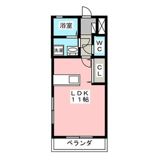 Ange CoCo【1階】の間取り