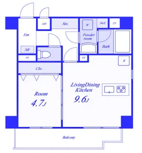 SNOW MAINTAIN【2階】の間取り