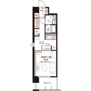 ricco collina【5階】の間取り