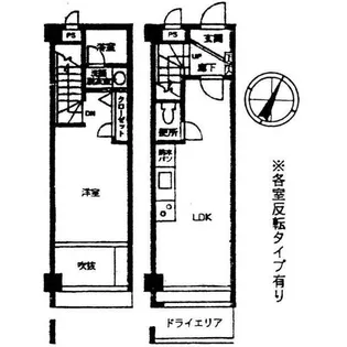 コリーヌ八雲 弐番館【1階】の間取り