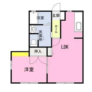 バリュージュ恒久壱番館【2階】の間取り
