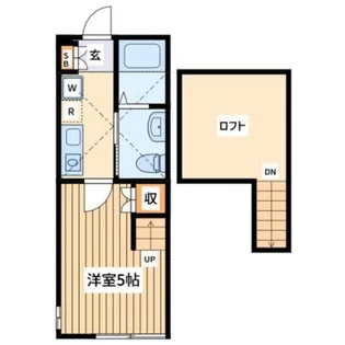 ブルームメゾン北里【1階】の間取り