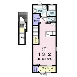 グリシーヌ I【2階】の間取り