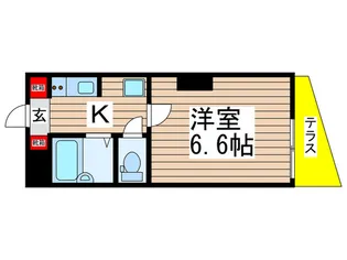 オネスティ船橋壱番館【1階】の間取り