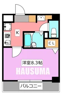 ドミール田端【9階】の間取り