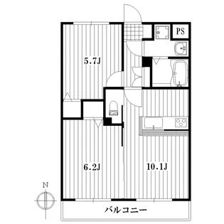 マイウィング【3階】の間取り