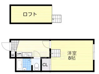 ビコロール東住吉【1階】の間取り
