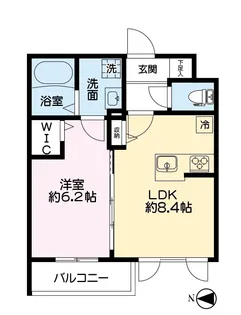 グランディール【2階】の間取り