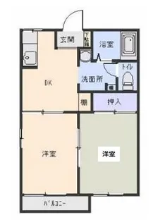 ディアス星が丘 C【2階】の間取り