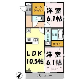 Clover field【2階】の間取り