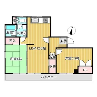 ワコービル【7階】の間取り