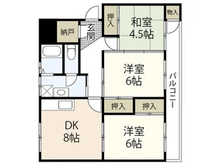 川野ビル【3階】の間取り