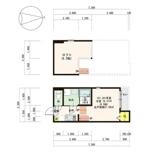 KMDハウス【1階】の間取り