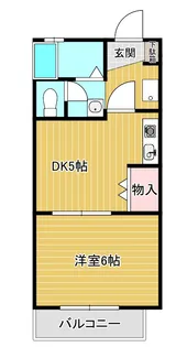 ラポール佐倉D棟【2階】の間取り