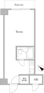 高輪スカイハイツ【3階】の間取り