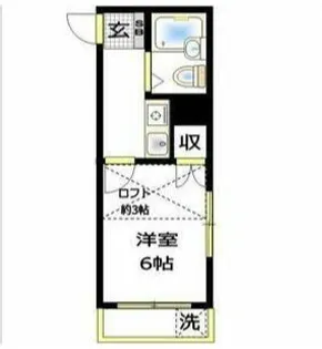 ロジュモン蕨【2階】の間取り