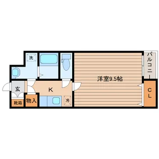 Gran Strada上杉【5階】の間取り