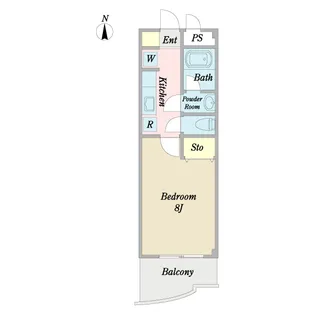 ピーク・ショア【3階】の間取り