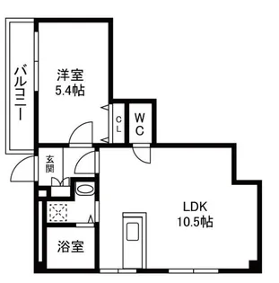 リヴァーレ双葉町【2階】の間取り