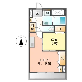プレステージ千種【2階】の間取り