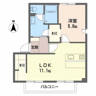サンシャイン杉山 E【1階】の間取り