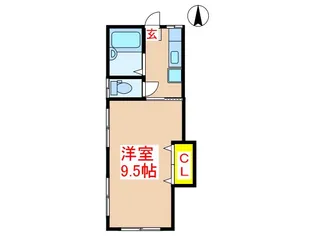 富士ハイツ【1階】の間取り