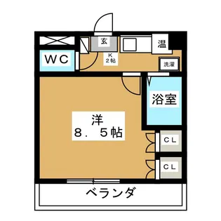 HKマンション北沢 東棟【2階】の間取り