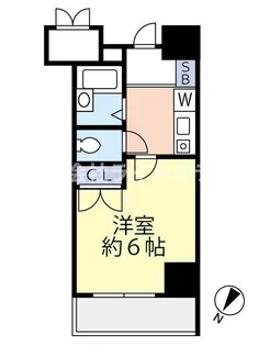 グランヴァン水天宮【4階】の間取り