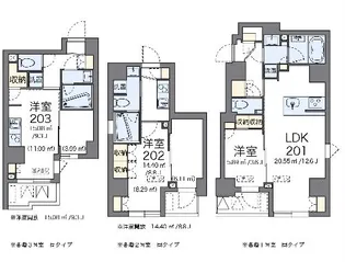 LOVIE銀座東【12階】の間取り