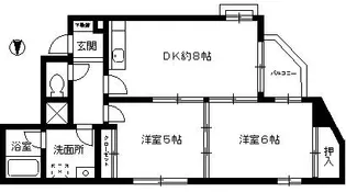 相光マンションとつか【3階】の間取り