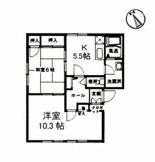 光ハウス A棟【2階】の間取り