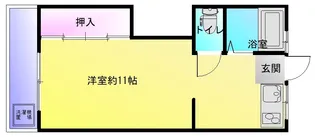 グランキューブ アオヤマ【2階】の間取り