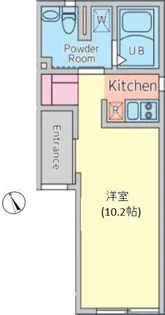 Luna Crescente Waseda ルーナクレシェンテ早稲田【3階】の間取り