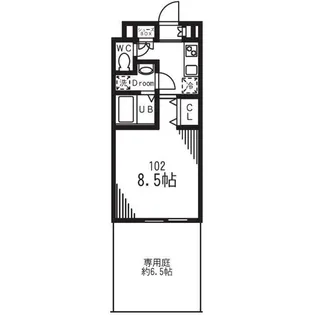 アゼリア鎌倉B棟【1階】の間取り