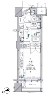 パレステュディオ新宿御苑駅前【14階】の間取り