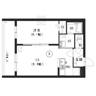 エクセル美園【3階】の間取り