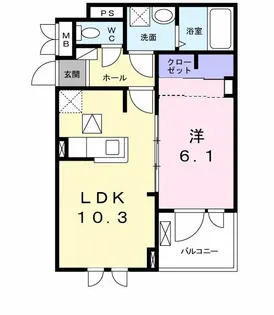 アーク トリニティー III【3階】の間取り