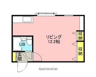 ファイブスタービル【2階】の間取り