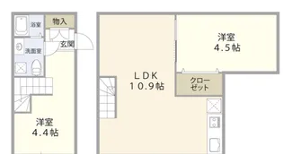 CONTEL NAKANO【1階】の間取り