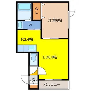 LouvetV【1階】の間取り