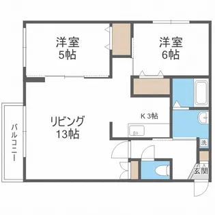 パークコート西宮の沢【3階】の間取り