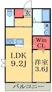 メゾン・ド・ランジュ・ルージュ【2階】の間取り
