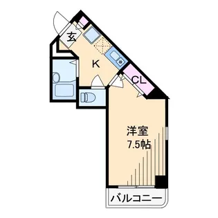 カーサプリマベーラ【3階】の間取り