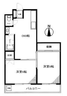 ニュー天沼マンション【1階】の間取り